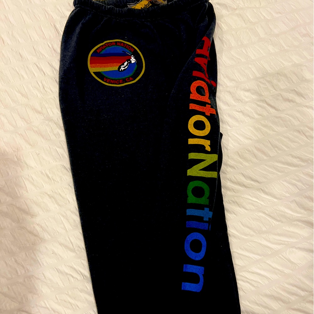 Aviator Nation Charcoal Sweats XL